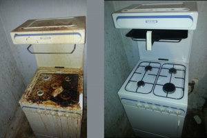 What a difference Spring Clean can make to a cooker
